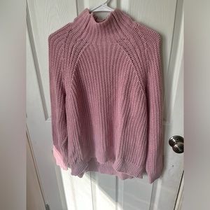 gap pink sweater